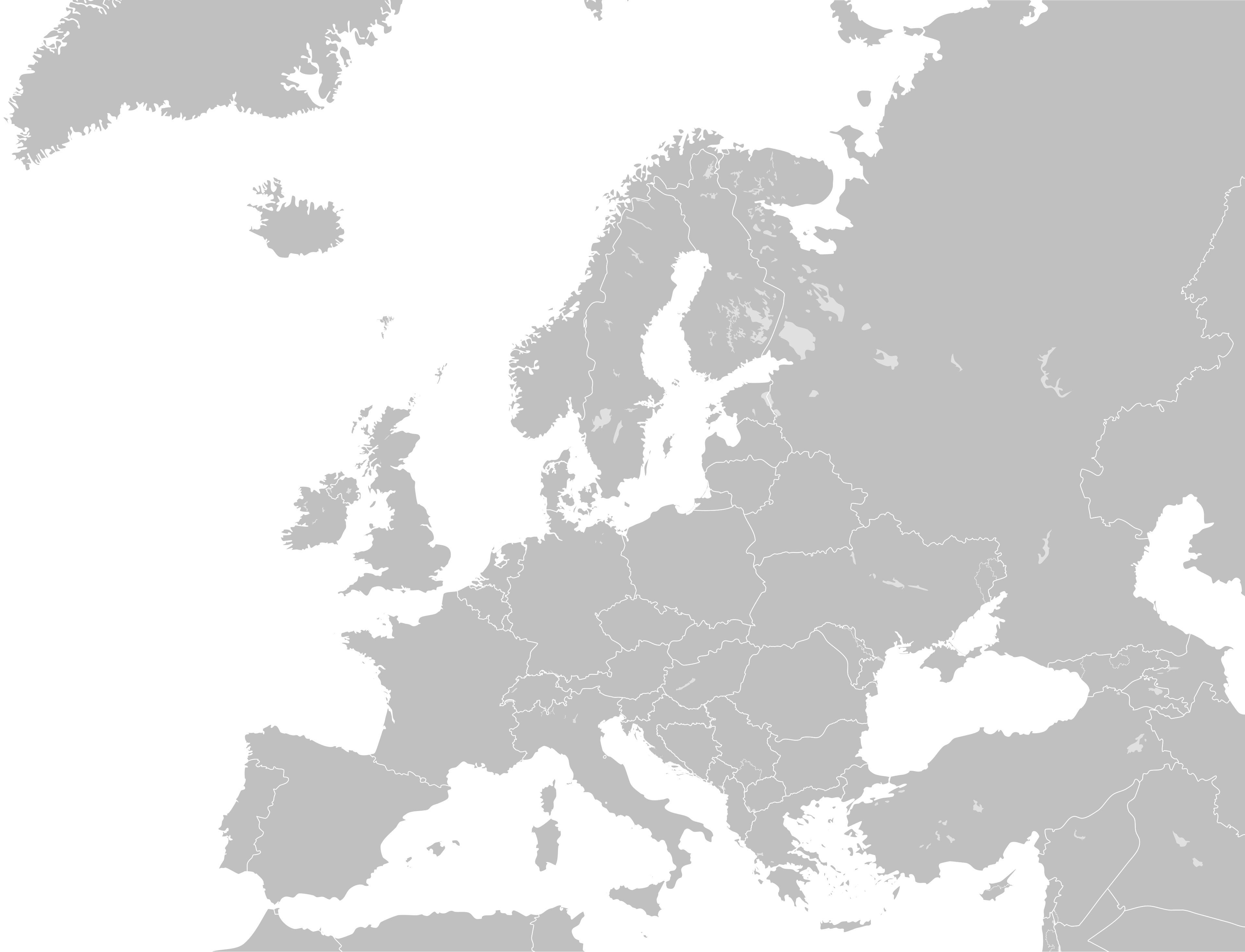 Carte Europe
